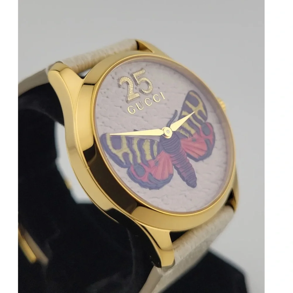 Gucci White Butterfly 🦋 Watch